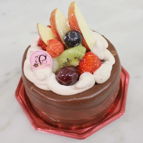 デコレーション生チョコケーキ(フルーツ)